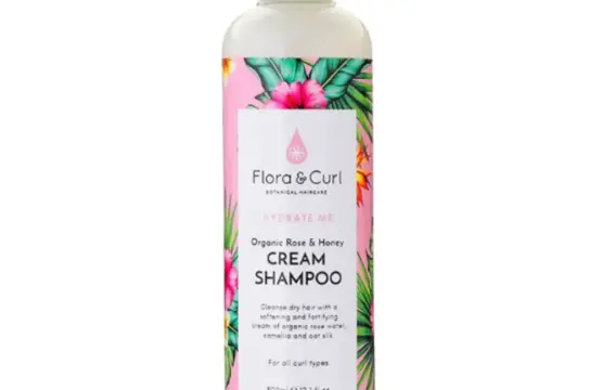 Flora and Curl Rose Water and Honey Cream Champú 300ml